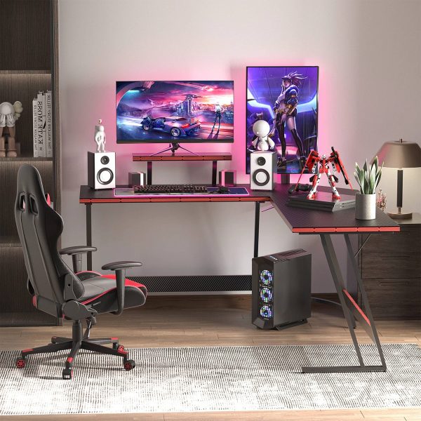 L-Shaped Gaming Desk 51 Inches - Corner Desk